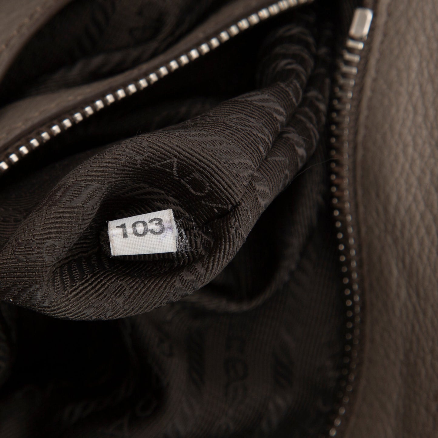 Prada Vitello Daino Zip Crossbody Bag