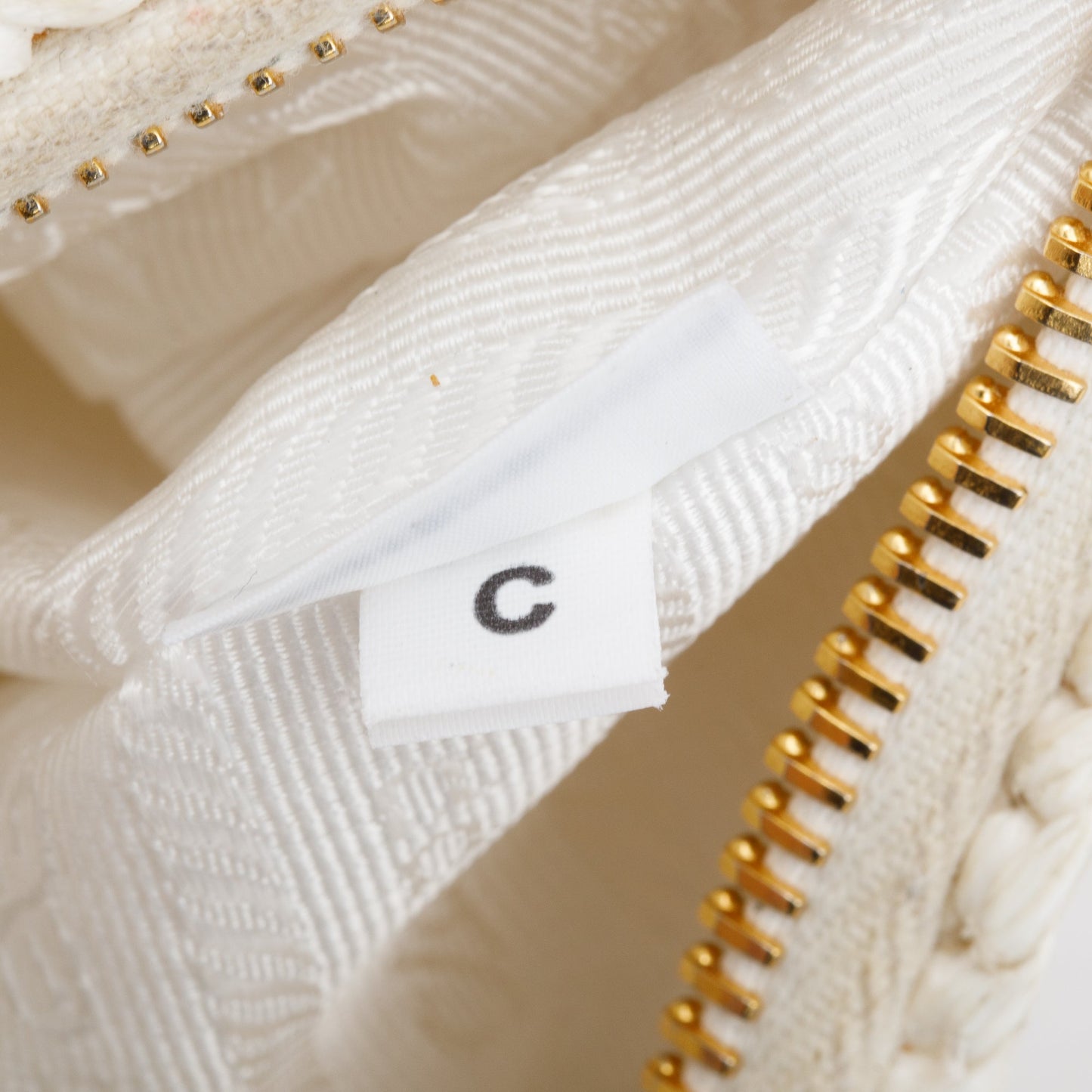Prada White Re-Edition 2005 Crochet Shoulder Bag