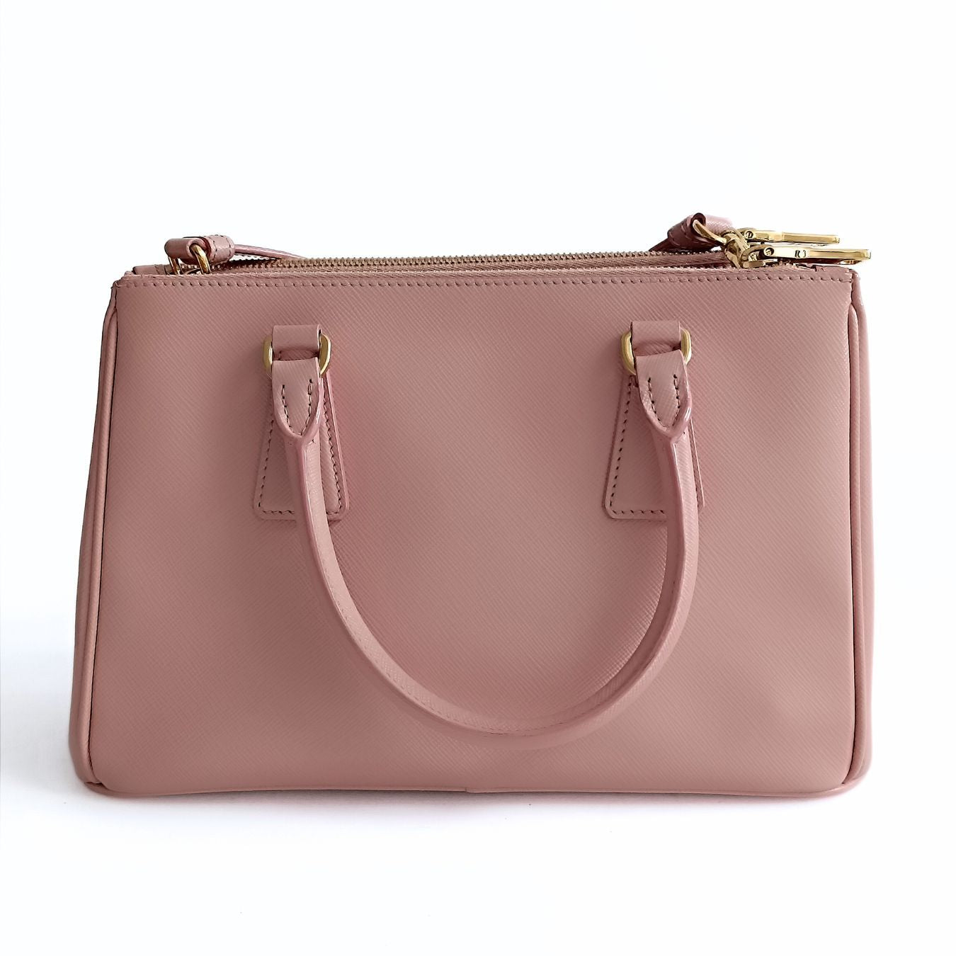Luxury PradaGalleria Medium Saffiano Lux Orchidea shoulder bag