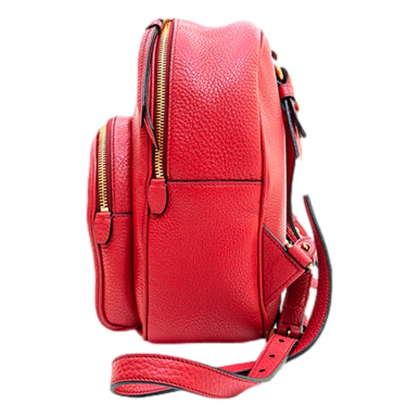 Luxury PradaConvertible Front Pocket Backpack Vitello Daino Small