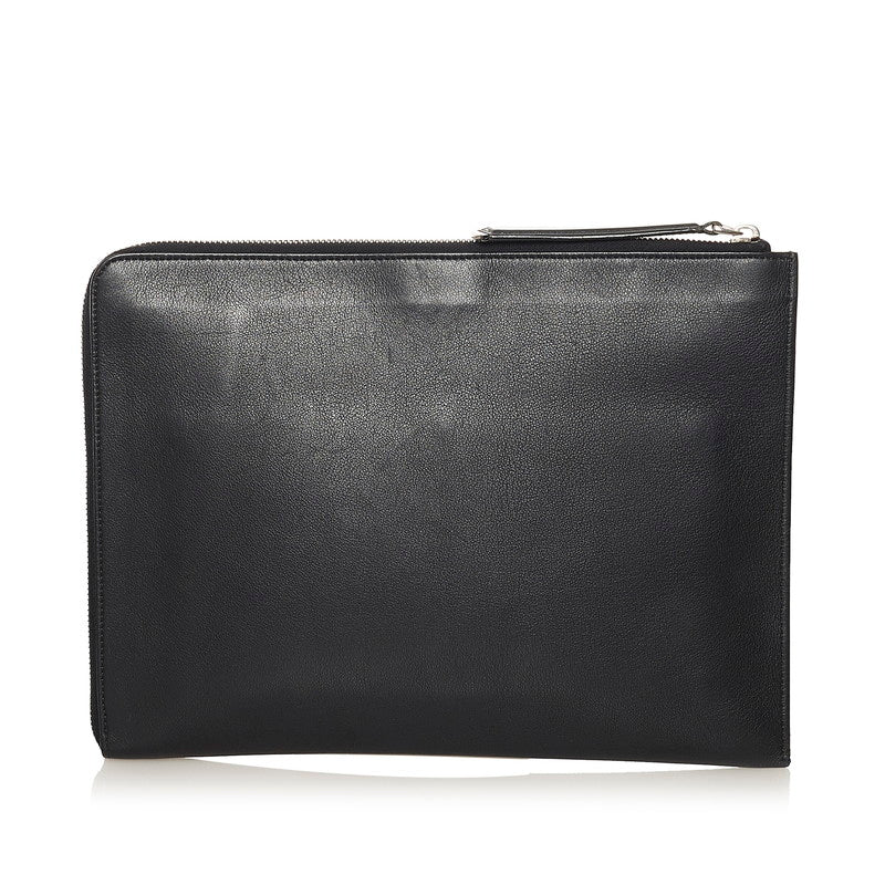 Luxury FendiRainbow Studded Leather Clutch - '10s
