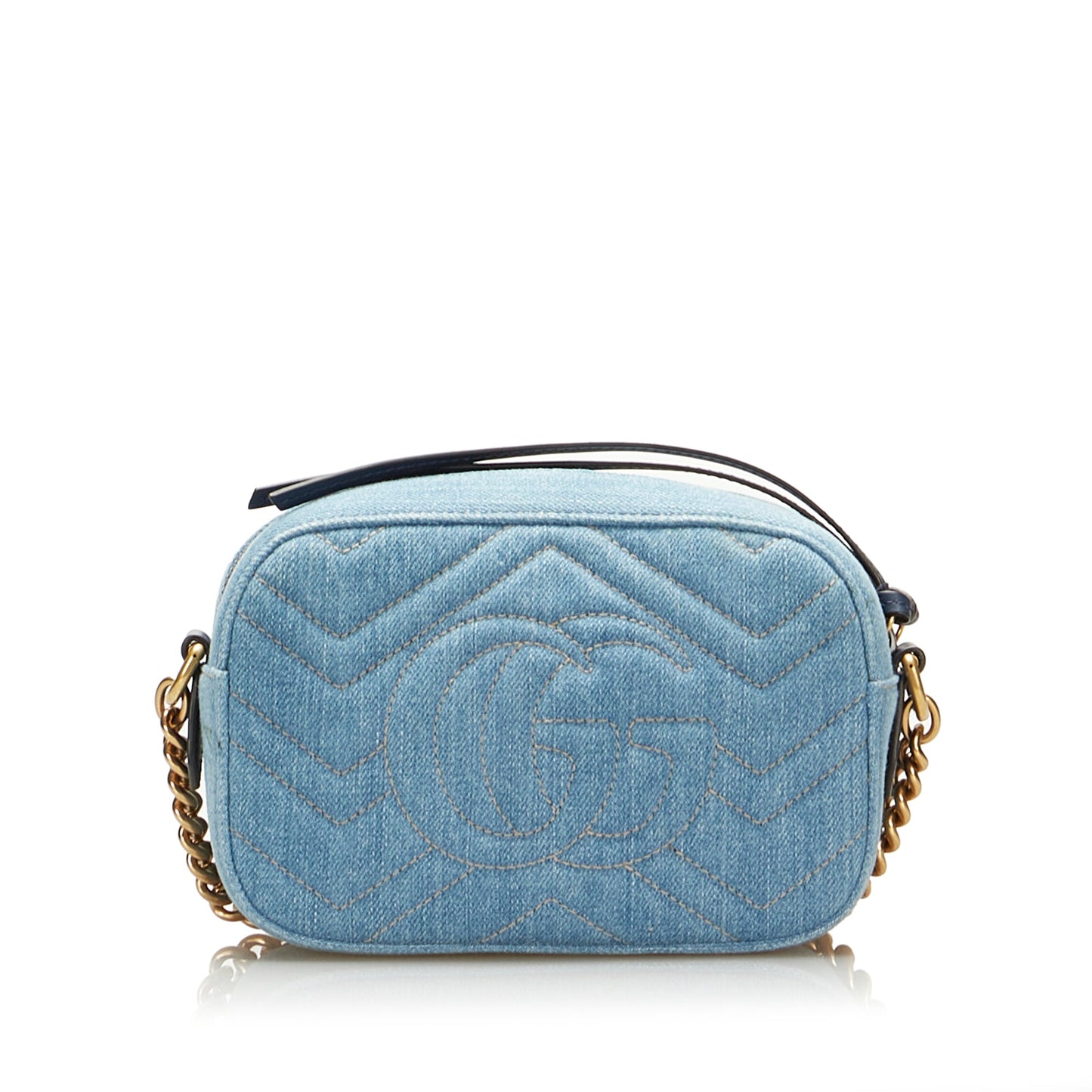 Luxury Gucci Pearly GG Marmont Matelasse Crossbody Bag