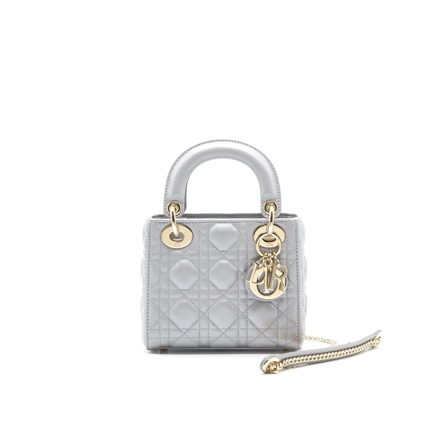 Luxury Dior Mini Lady Luxury Dior Grey GHW