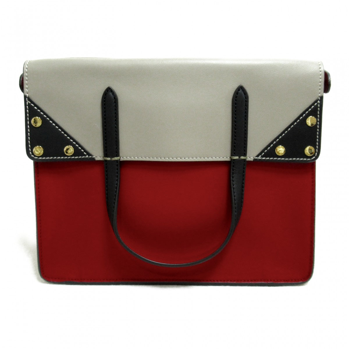 Luxury FendiLeather Grace Flip Tote - '10s