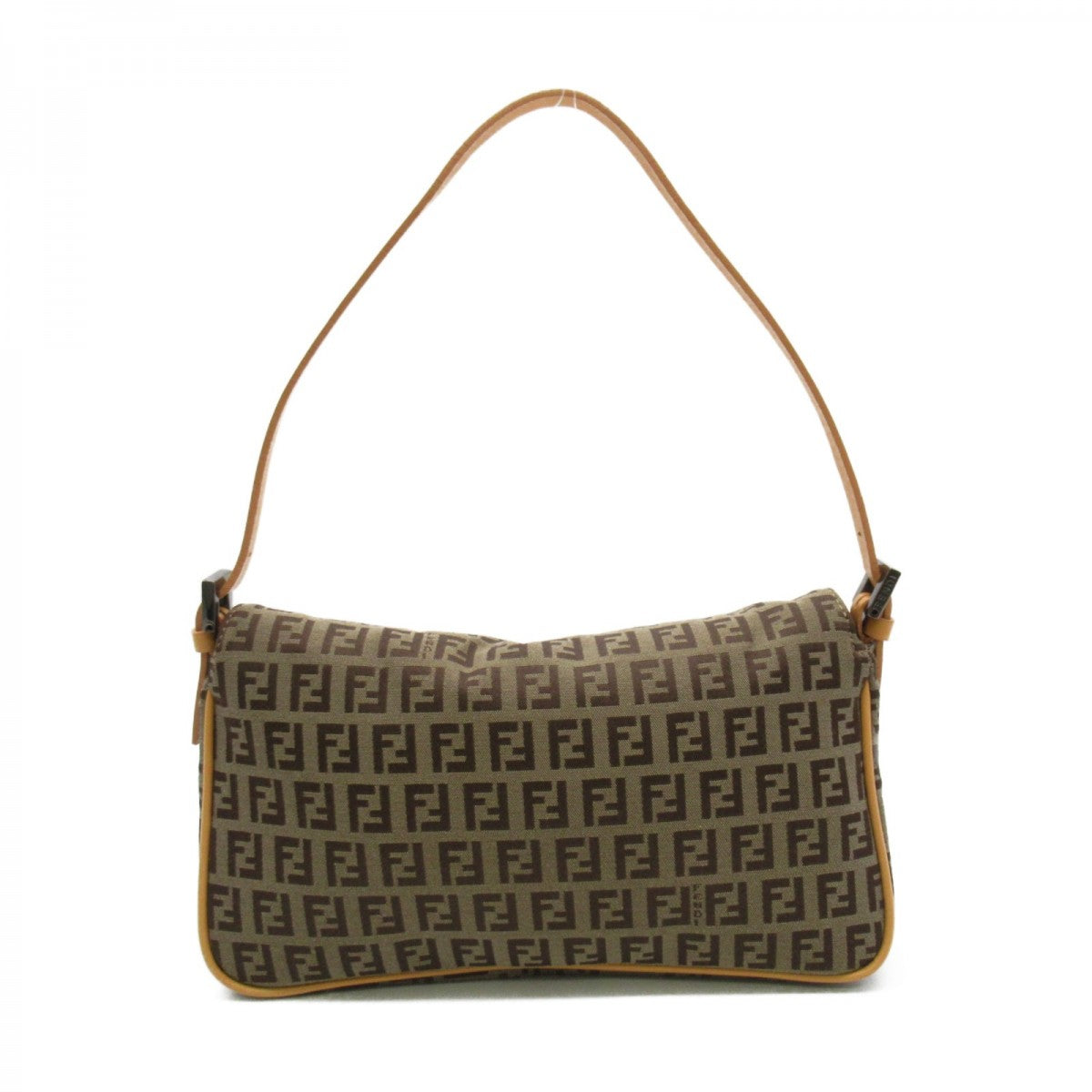 Luxury FendiZucchino Canvas Shoulder Bag - '10s