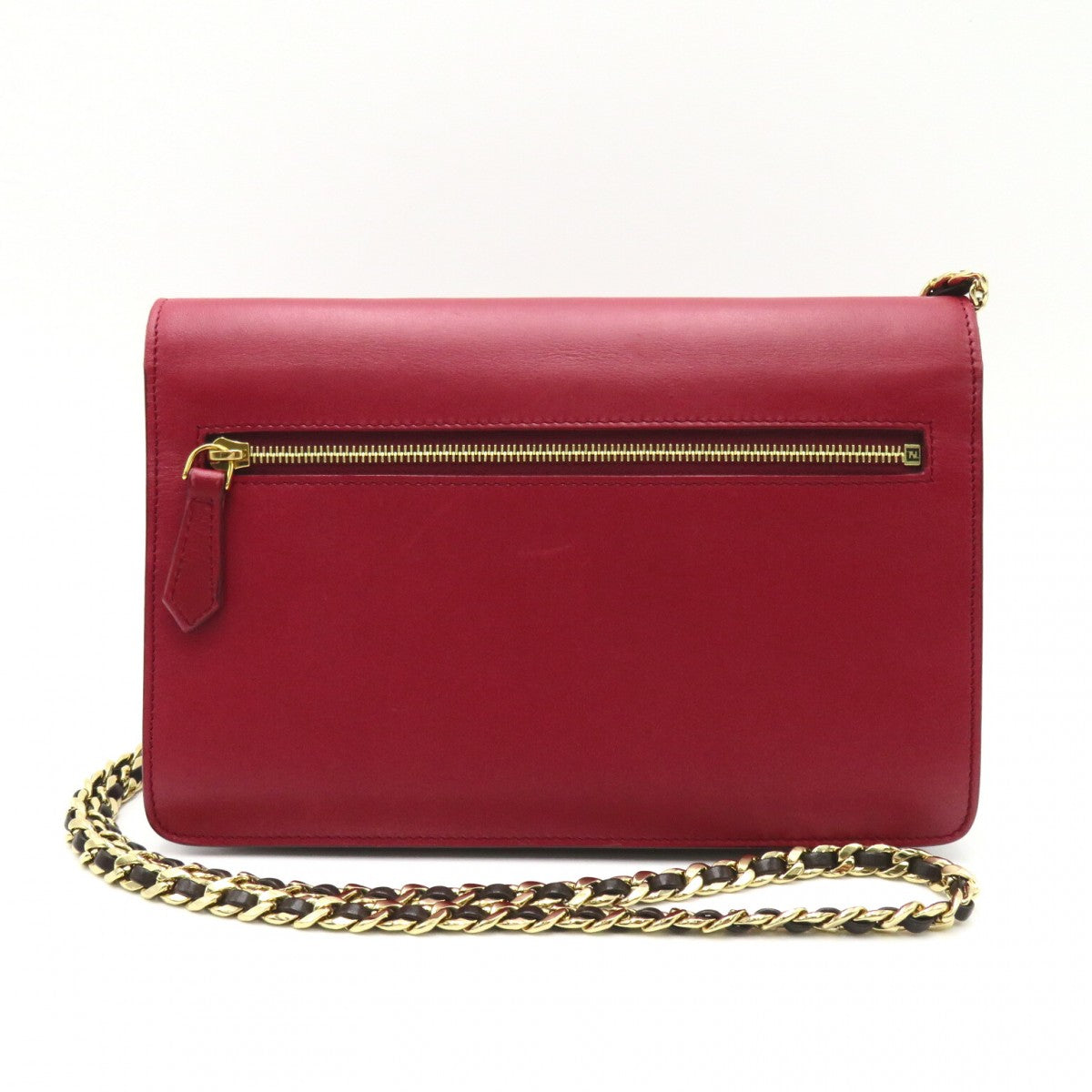 Luxury FendiLeather Continental Flap Bag - '10s