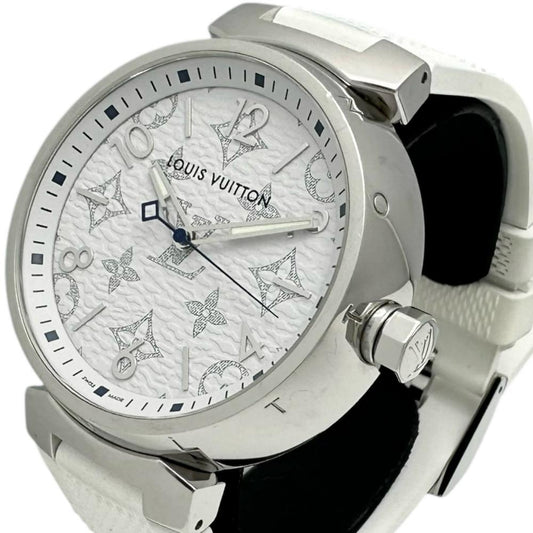 Louis Vuitton Tambour GM Quartz Watch Stainless Steel