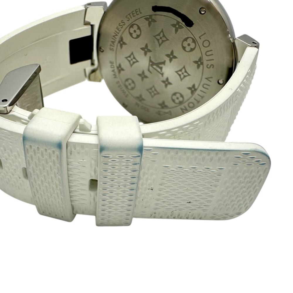 Louis Vuitton Tambour GM Quartz Watch Stainless Steel