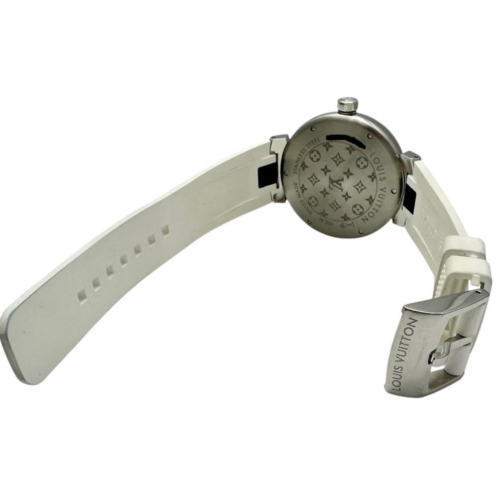 Louis Vuitton Tambour GM Quartz Watch Stainless Steel