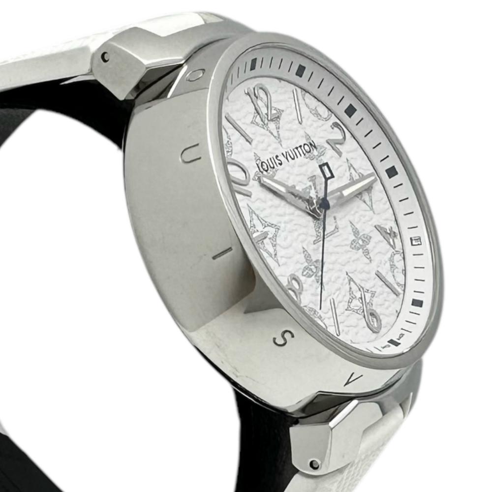 Louis Vuitton Tambour GM Quartz Watch Stainless Steel