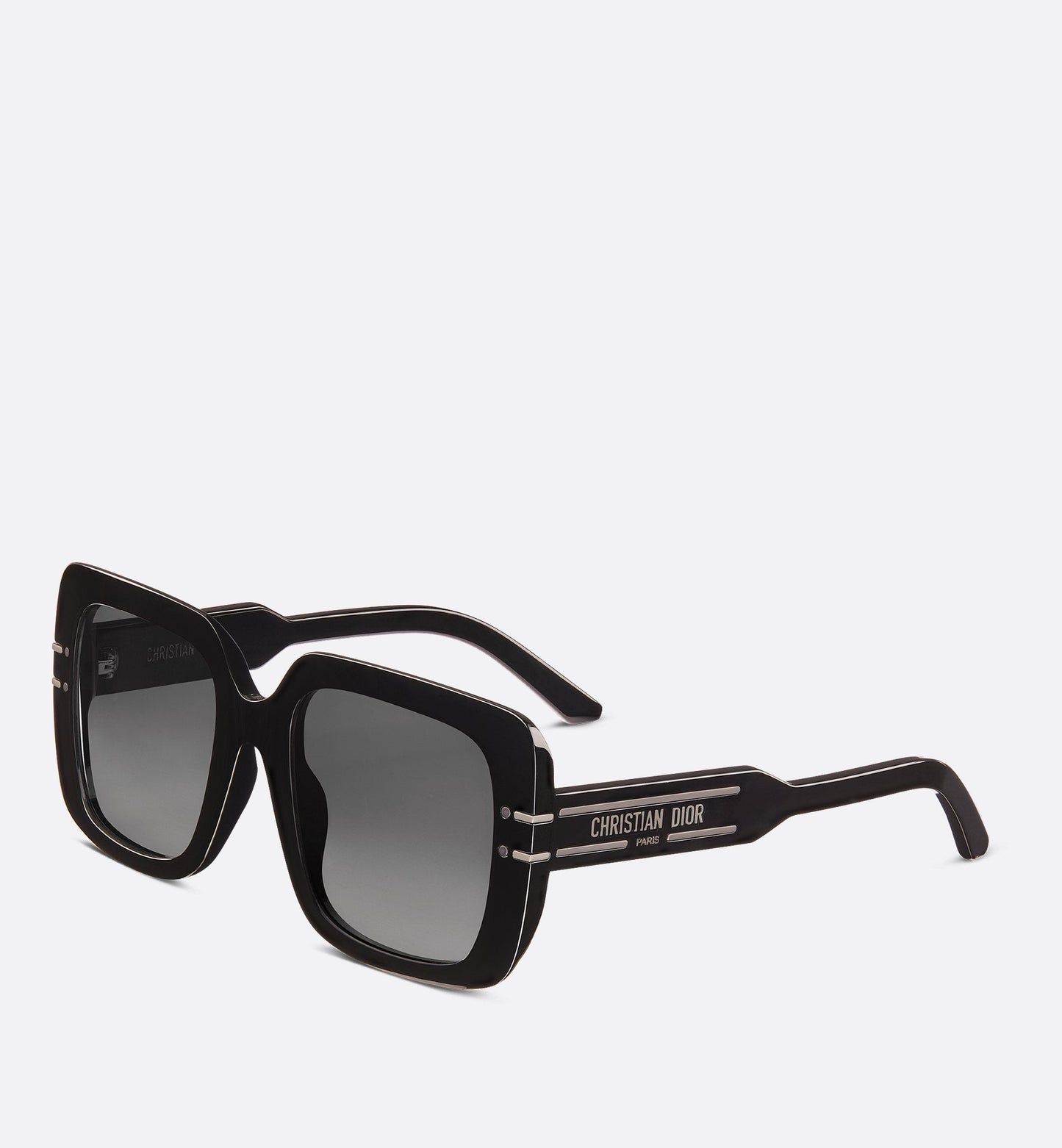 Luxury Diorsignature S11I Black Square Sunglasses