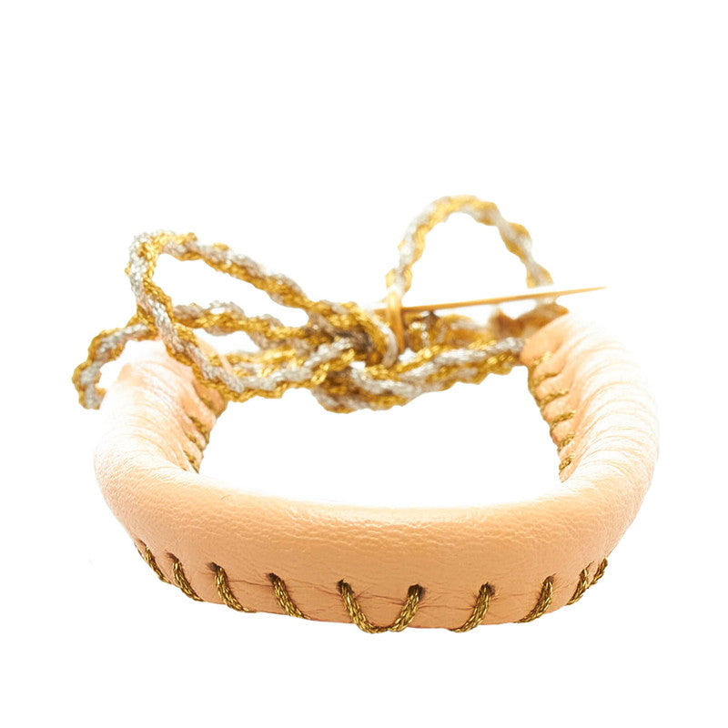 Luxury FendiSelleria Leather Wrap Bracelet - '10s