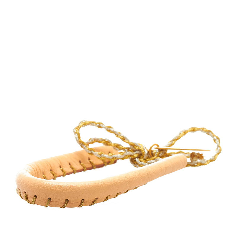 Luxury FendiSelleria Leather Wrap Bracelet - '10s