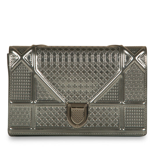 Luxury Dior Luxury Diorama WOC - Silver