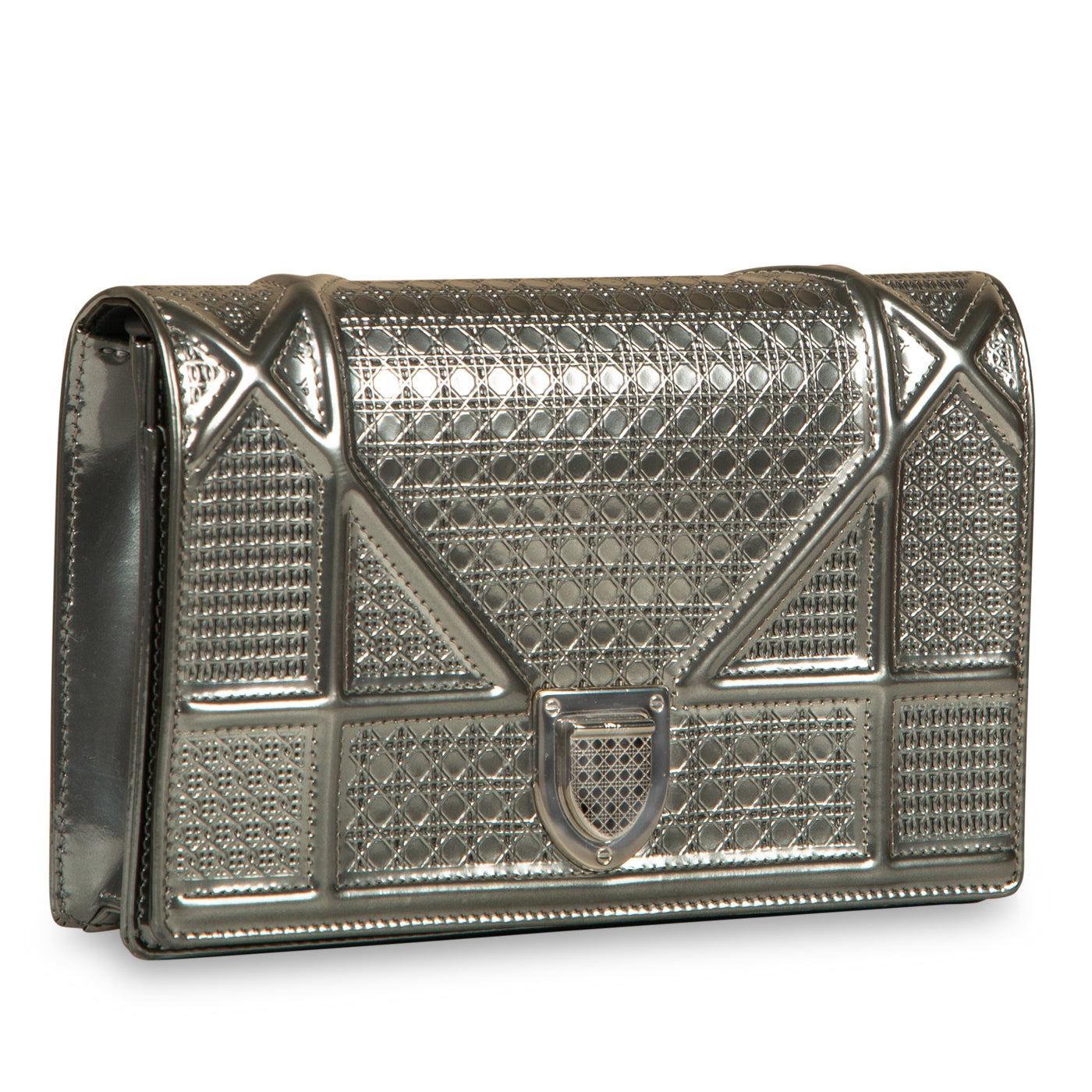 Luxury Dior Luxury Diorama WOC - Silver