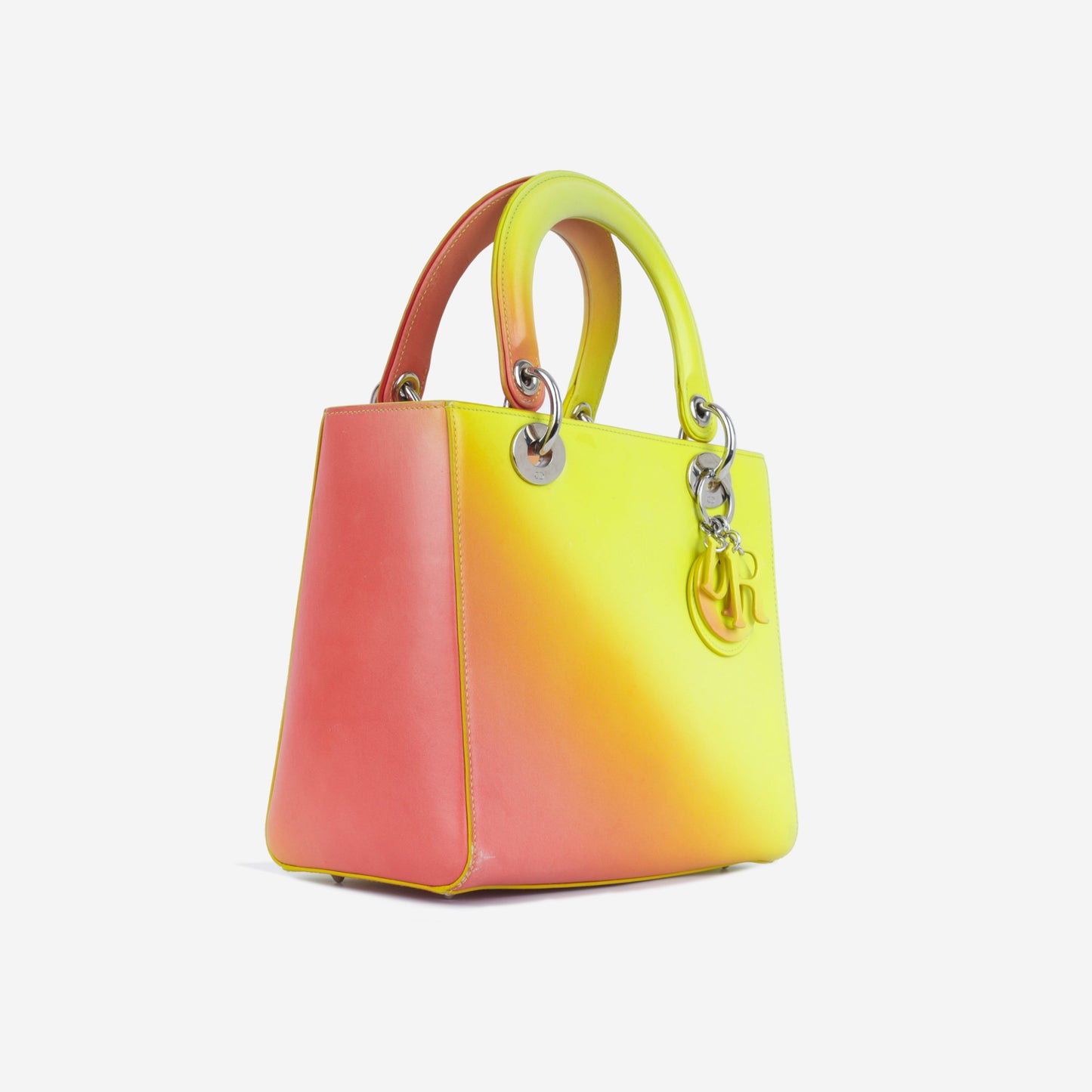 Luxury Dior Medium Lady Luxury Dior - Yellow / Orange