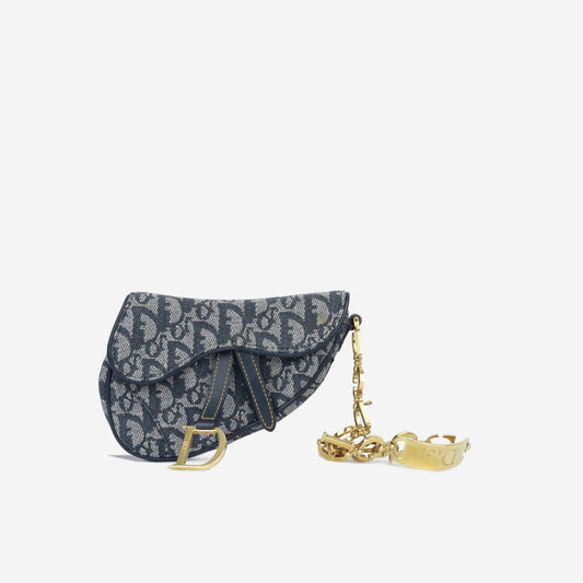 Luxury Dior 1990s Micro Trotter Saddle pouch