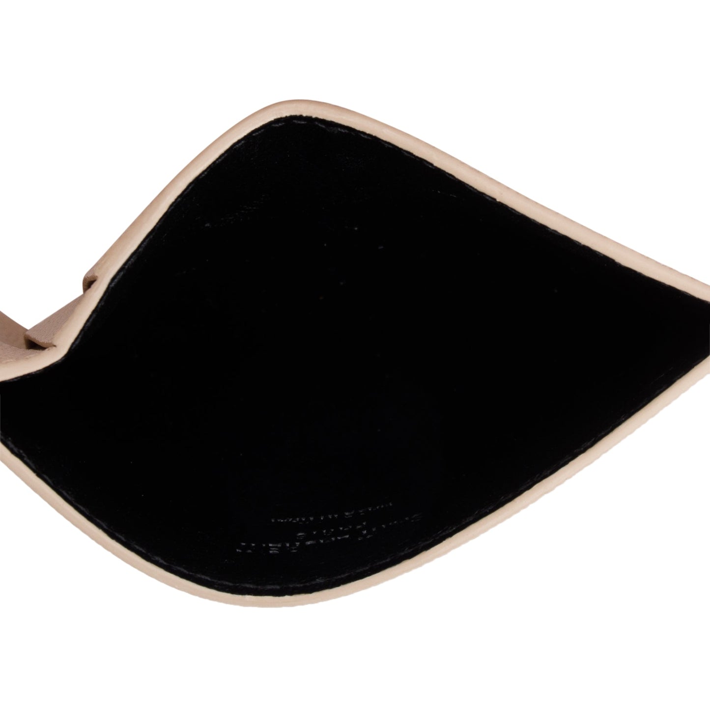Saint Laurent 2020 Beige Grain De Poudre Leather Uptown Chain Wallet