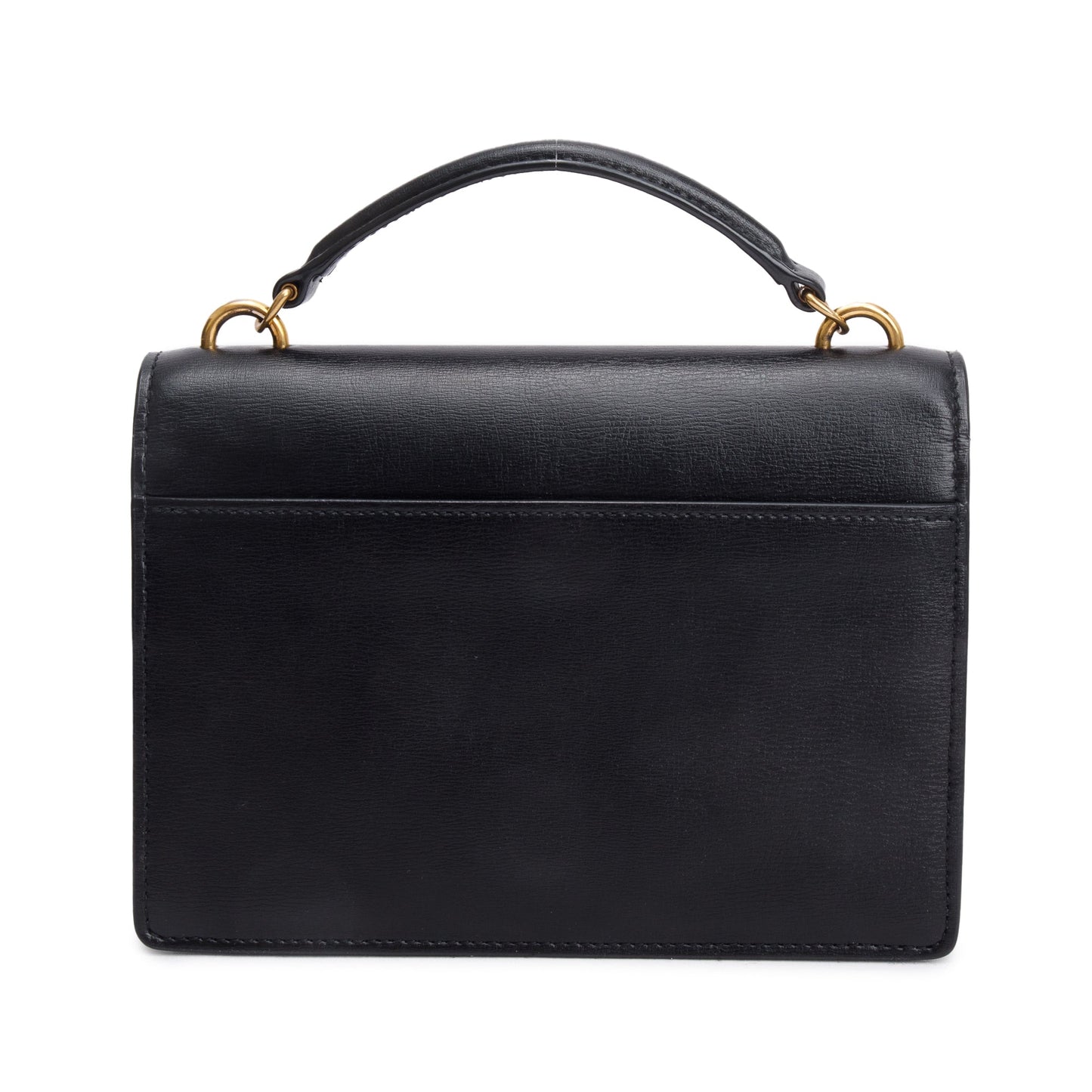 Saint Laurent 2020 Black Calfskin Leather Sunset Chain Wallet
