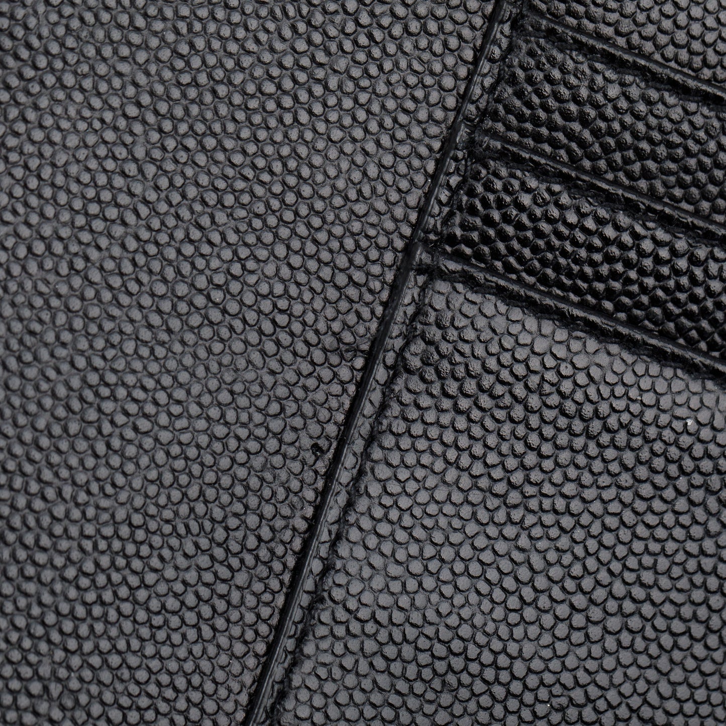 Saint Laurent 2020 Black Grain De Poudre Leather Cassandre Matelasse Large Zipped Pouch