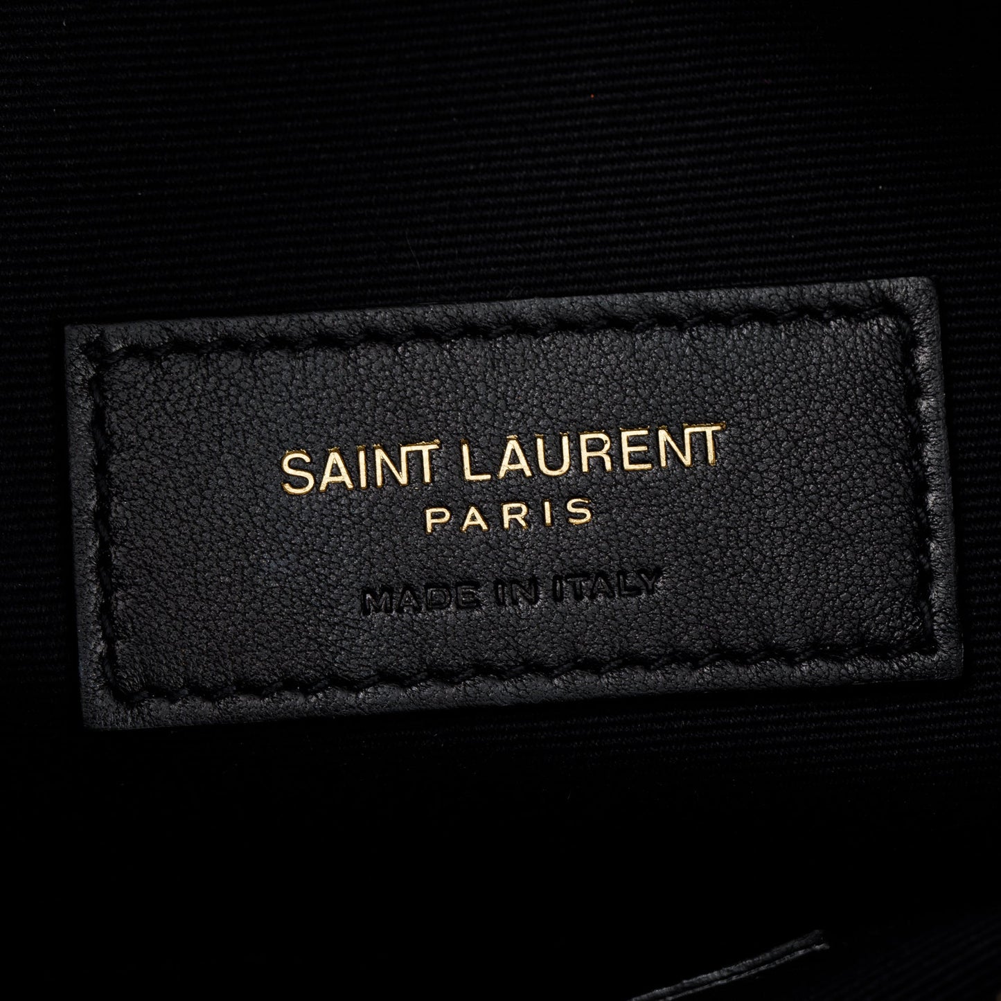 Saint Laurent 2020 Black Grain De Poudre Leather Cassandre Matelasse Large Zipped Pouch