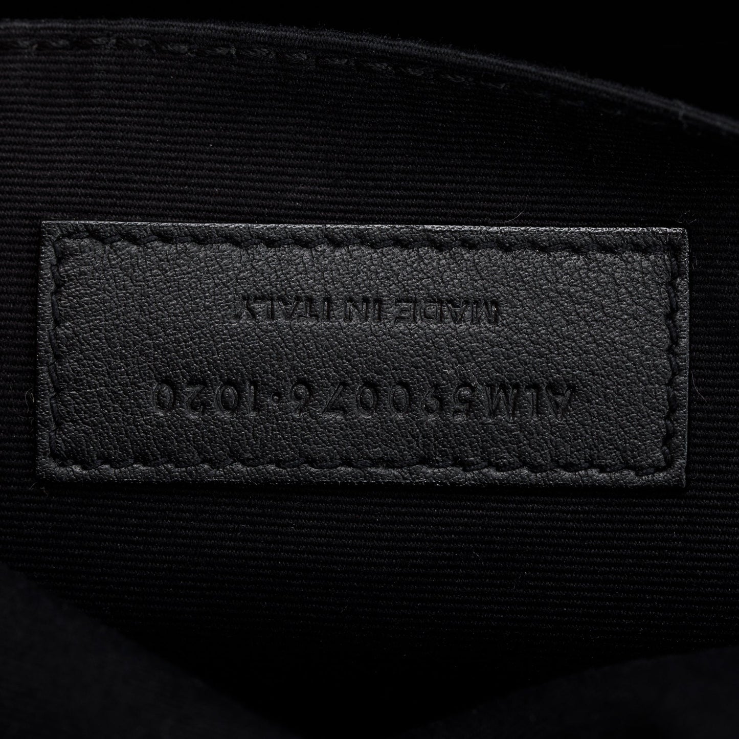 Saint Laurent 2020 Black Lambskin Cassandre Classic Crossbody Belt Bag