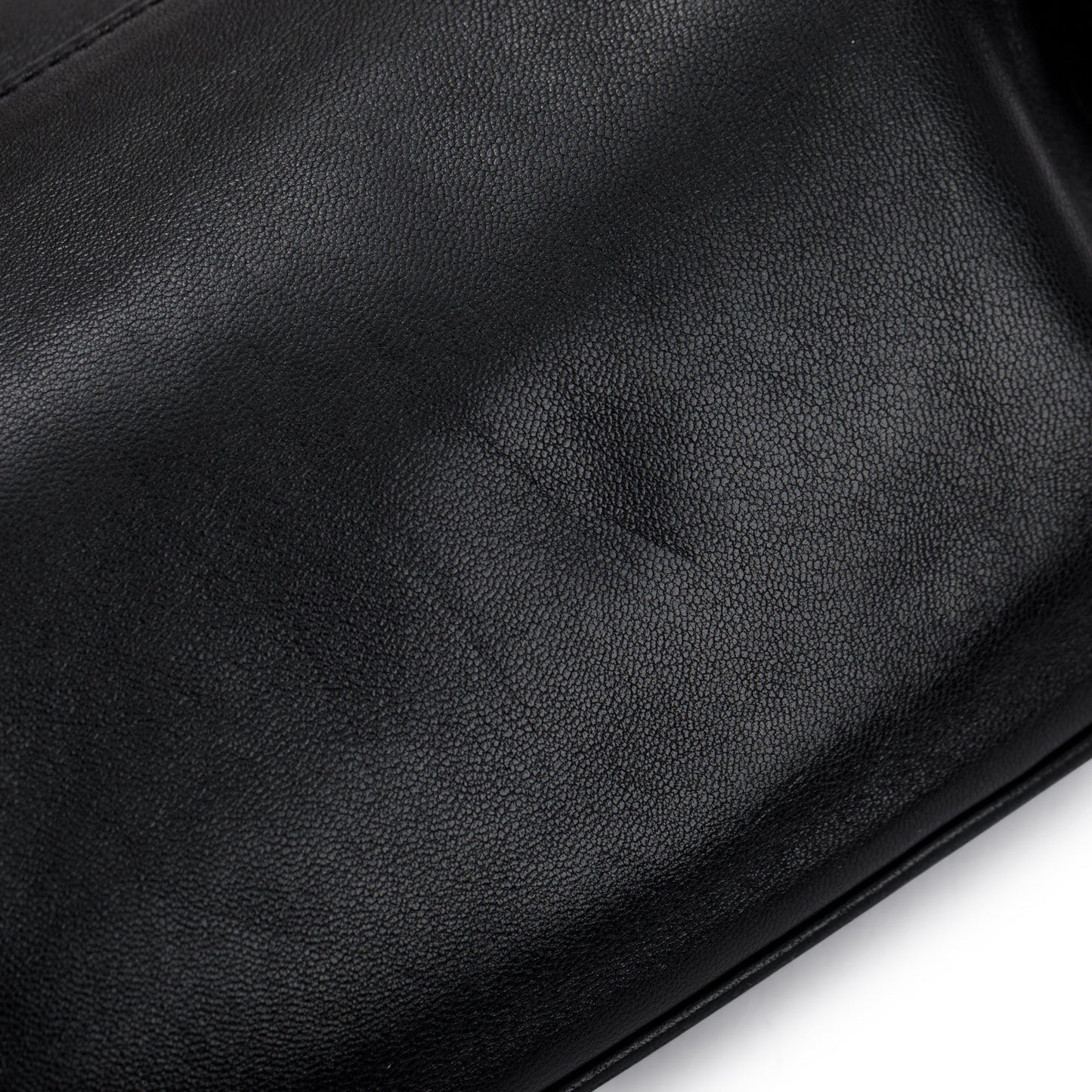 Saint Laurent 2020 Black Lambskin Cassandre Classic Crossbody Belt Bag