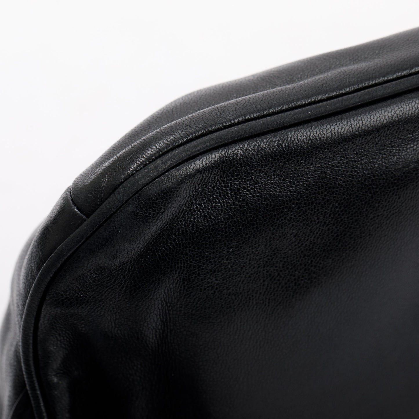 Saint Laurent 2020 Black Lambskin Cassandre Classic Crossbody Belt Bag