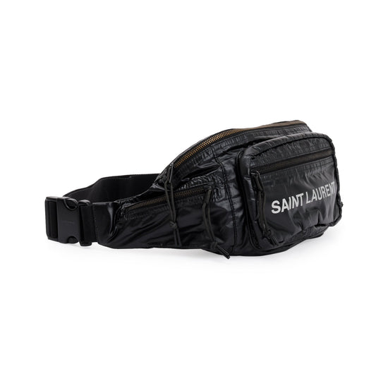 Saint Laurent 2020 Black Nylon Nuxx Crossbody Belt Bag