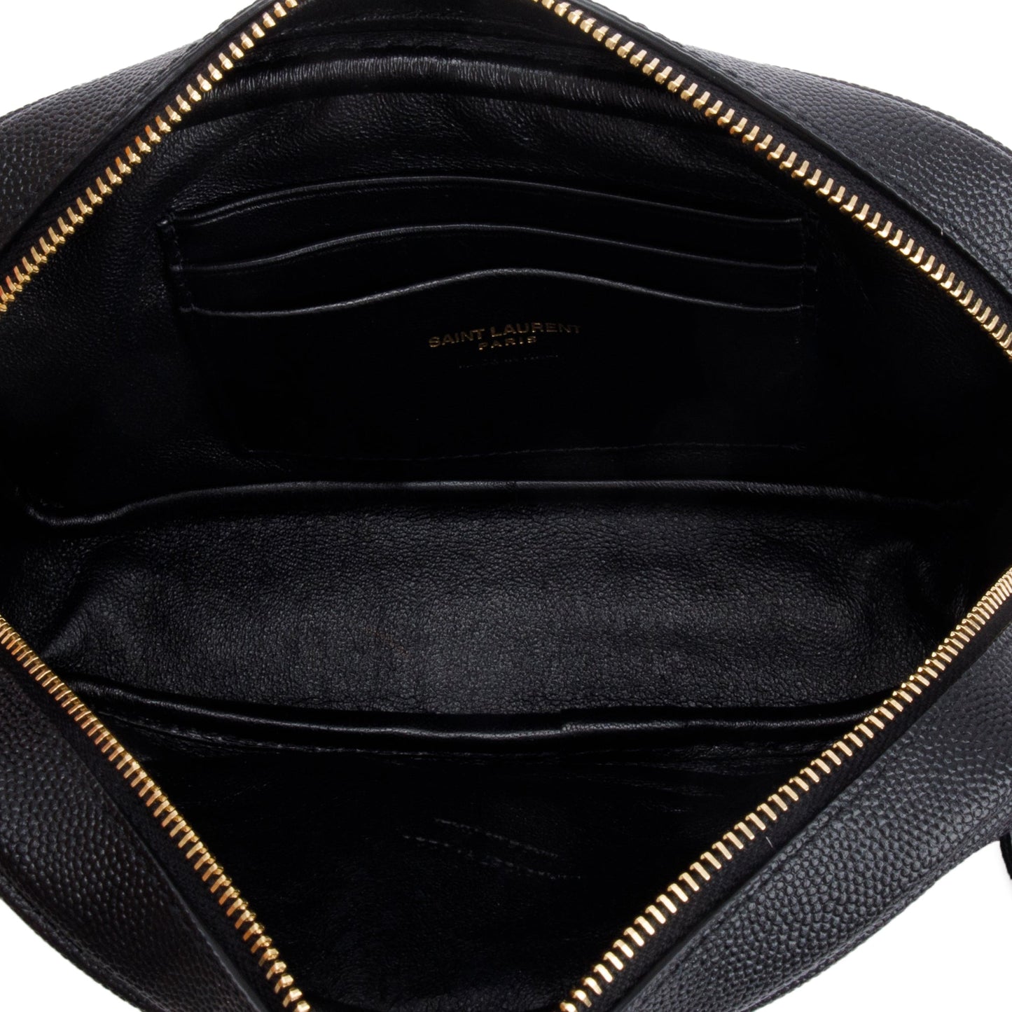 Saint Laurent 2020 Black Quilted Leather Mini Lou Camera Bag