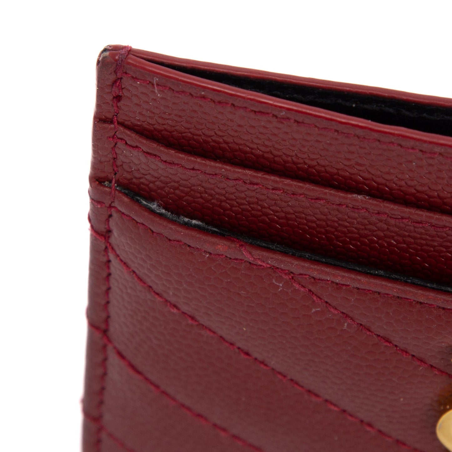 Saint Laurent 2020 Cassandre Matelasse Card Case