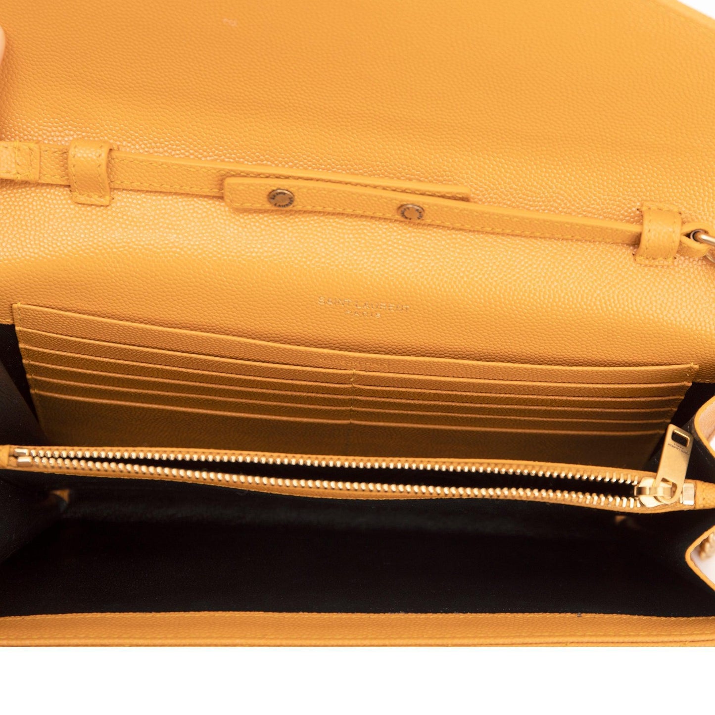 Saint Laurent 2020 Cassandre Matelasse Chain Wallet
