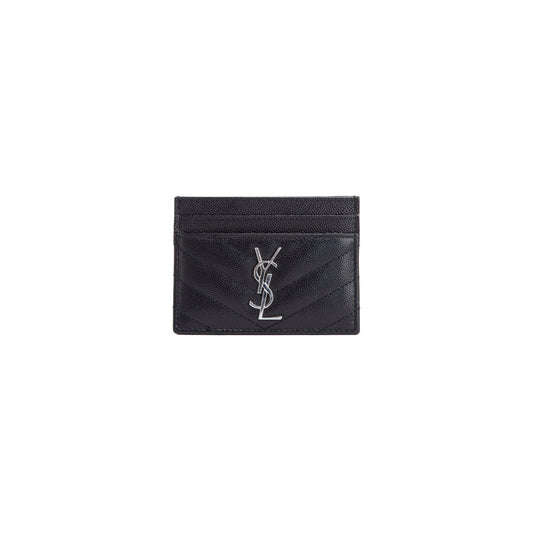 Saint Laurent 2020 Monogram Leather Card Holder