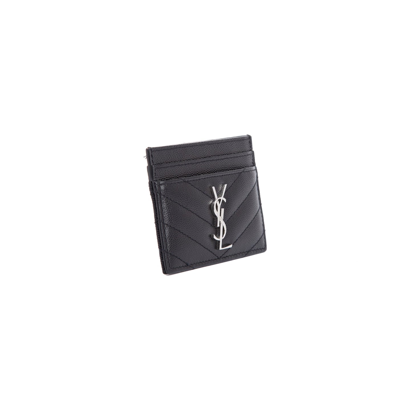 Saint Laurent 2020 Monogram Leather Card Holder