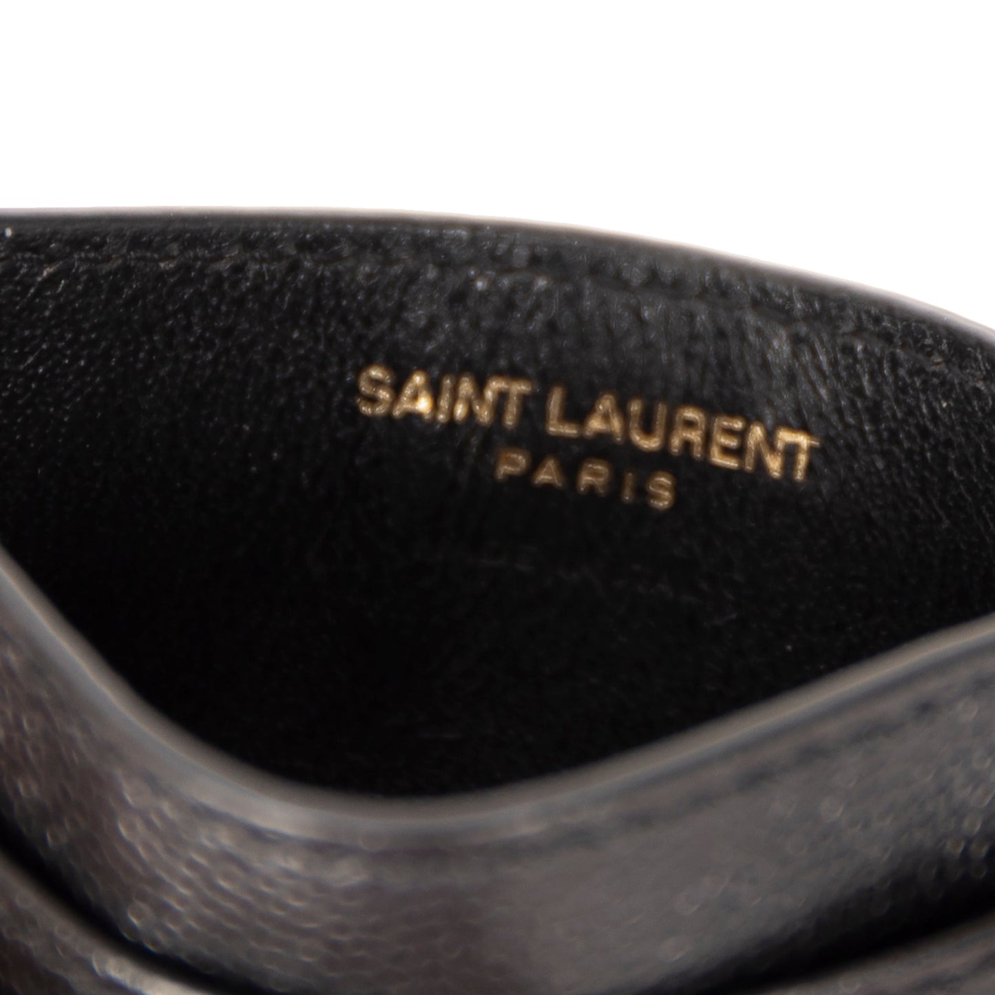 Saint Laurent 2020 Monogram Leather Card Holder