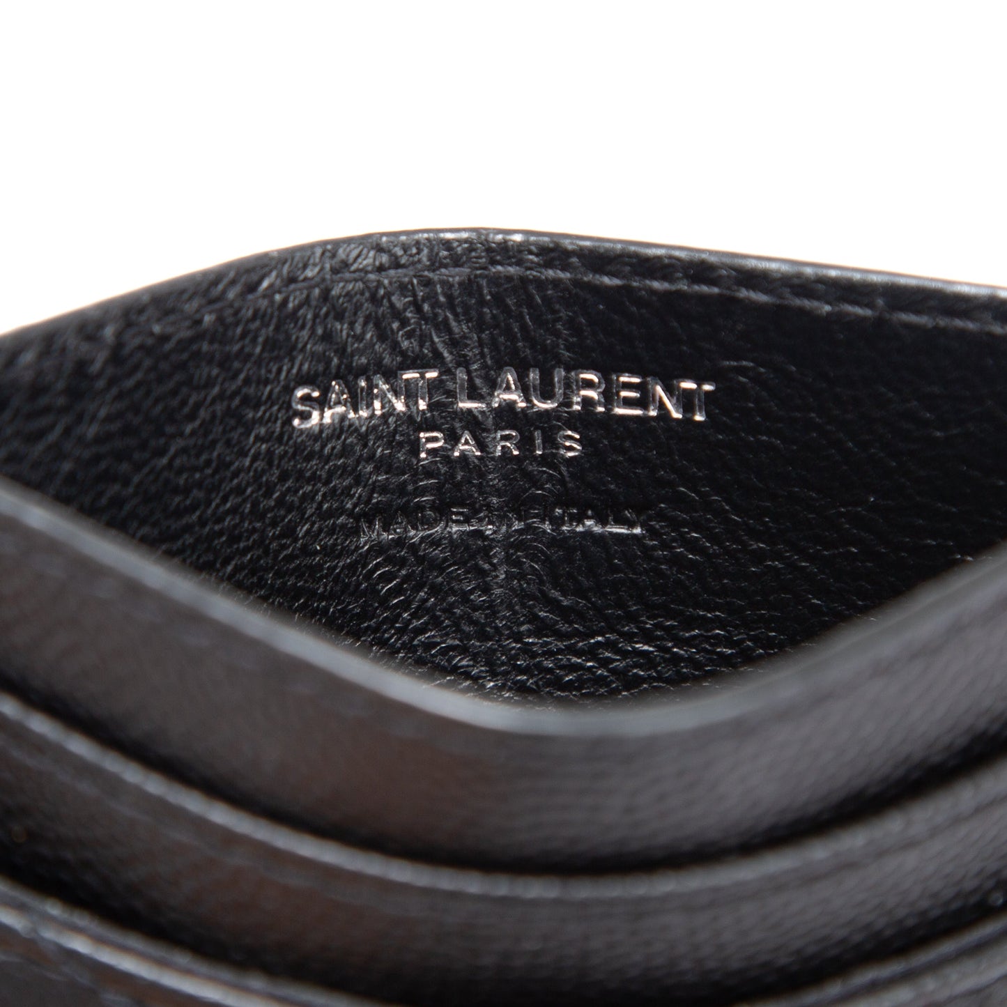 Saint Laurent 2020 Monogram Leather Card Holder
