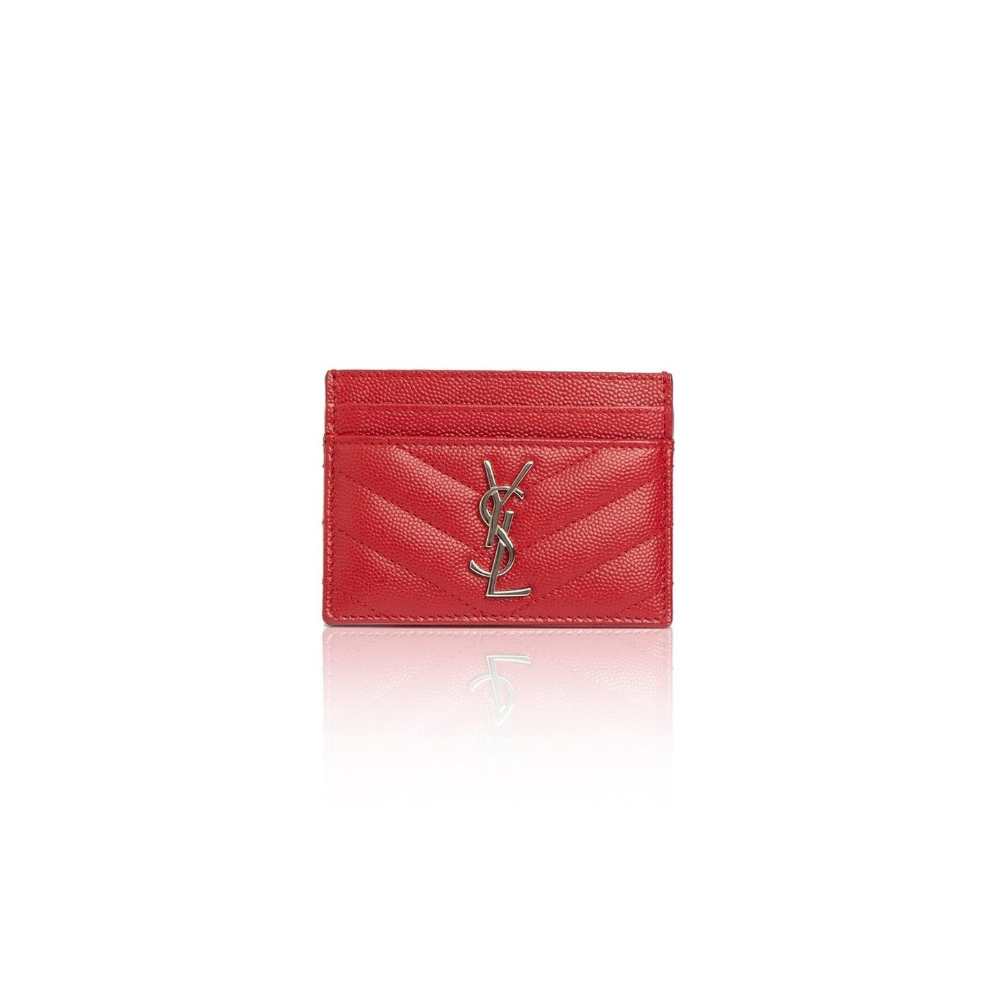 Saint Laurent 2020 Monogram Leather Card Holder