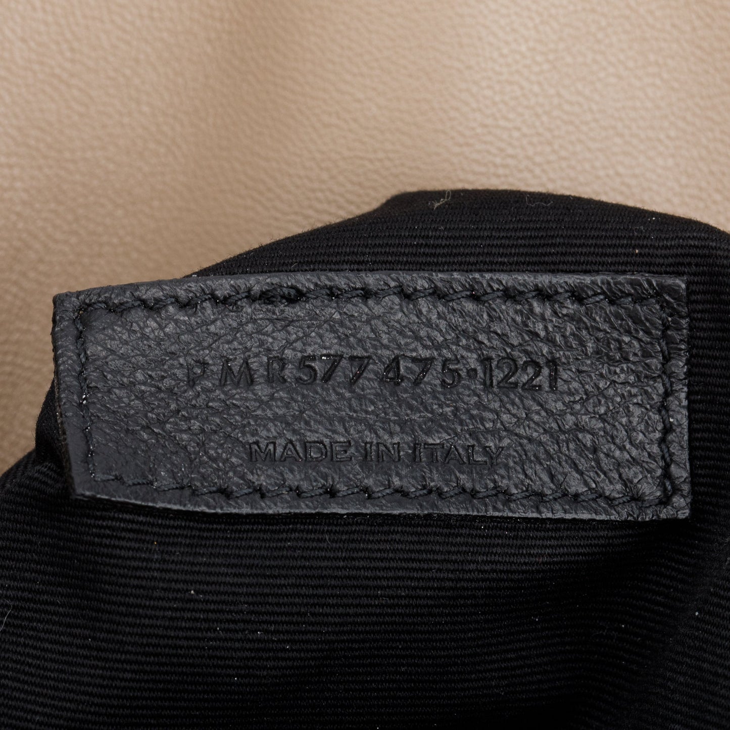 Saint Laurent 2021 Beige Nappa Leather Medium Puffer Loulou Shoulder Bag