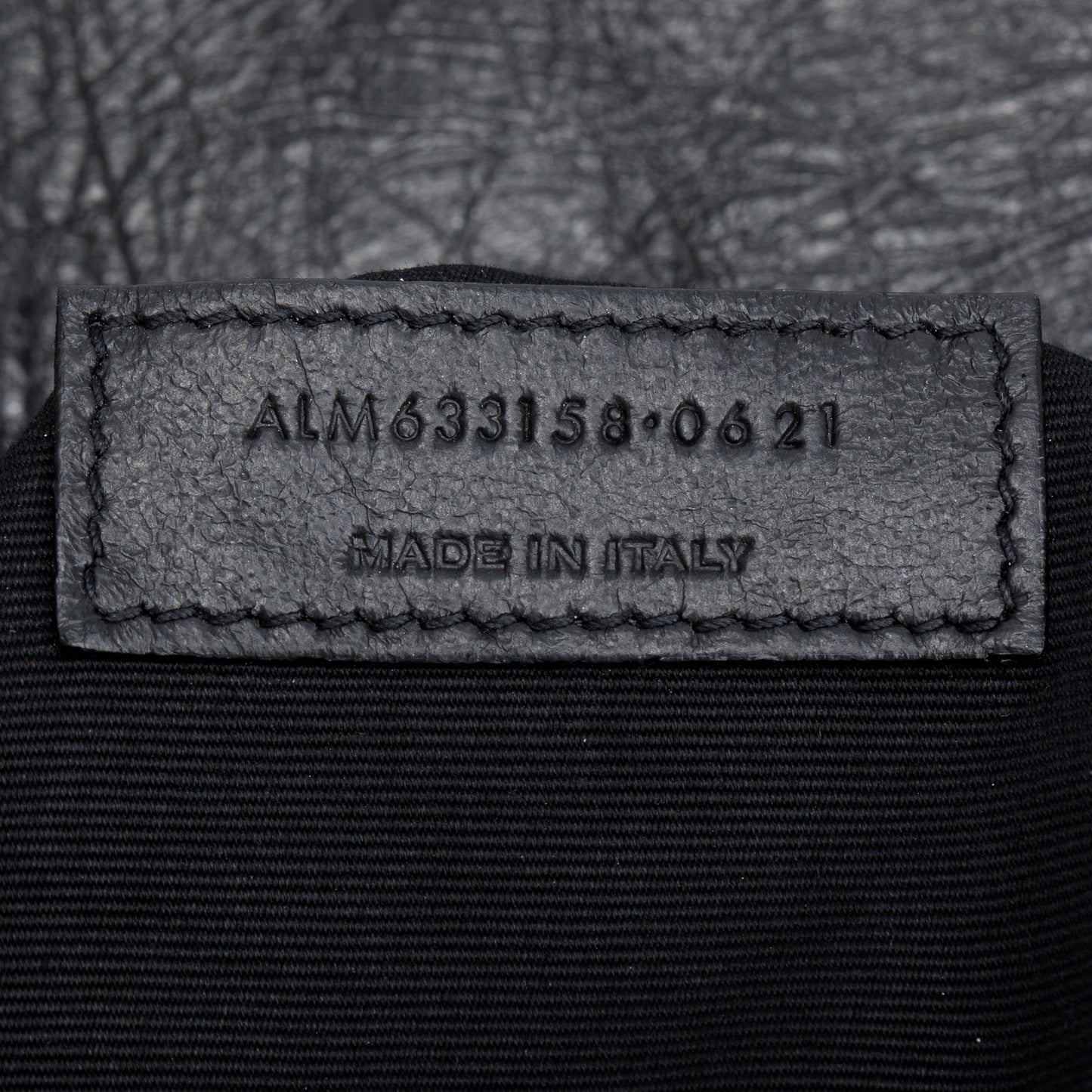 Saint Laurent 2021 Black Crinkled Calfskin Leather Medium Niki Shoulder Bag