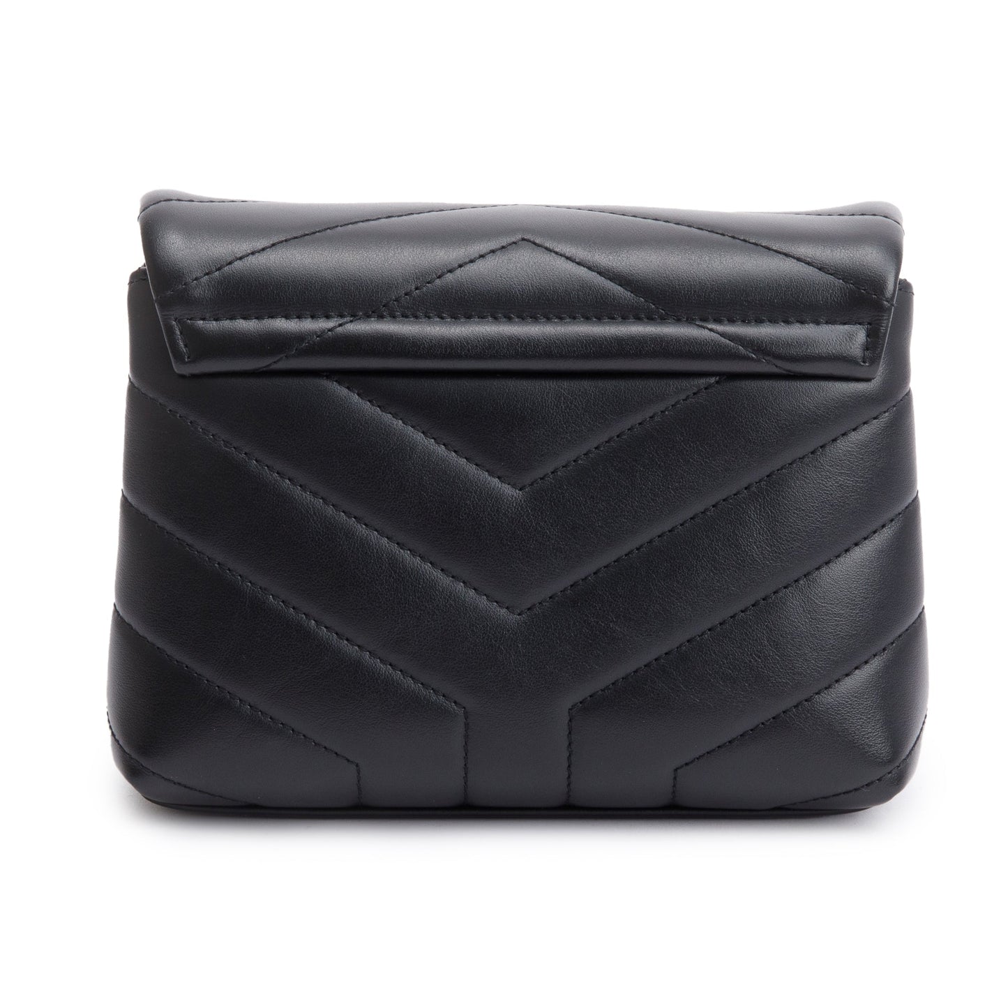 Saint Laurent 2021 Black Monogram Matelasse Toy Loulou Crossbody Bag