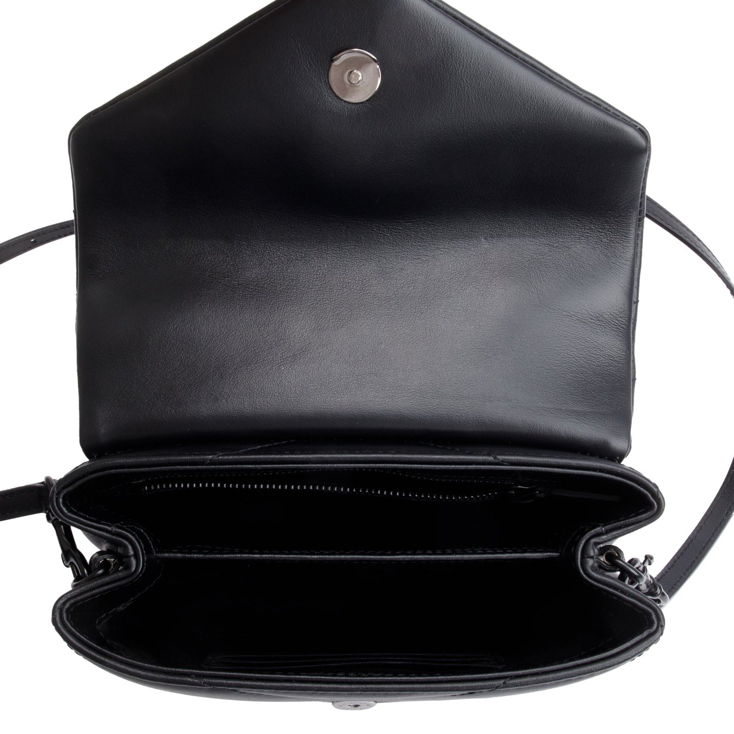 Saint Laurent 2021 Black Monogram Matelasse Toy Loulou Crossbody Bag