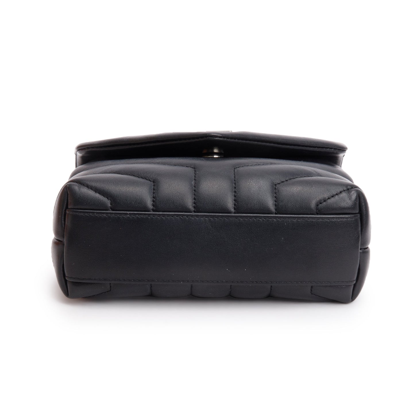 Saint Laurent 2021 Black Monogram Matelasse Toy Loulou Crossbody Bag