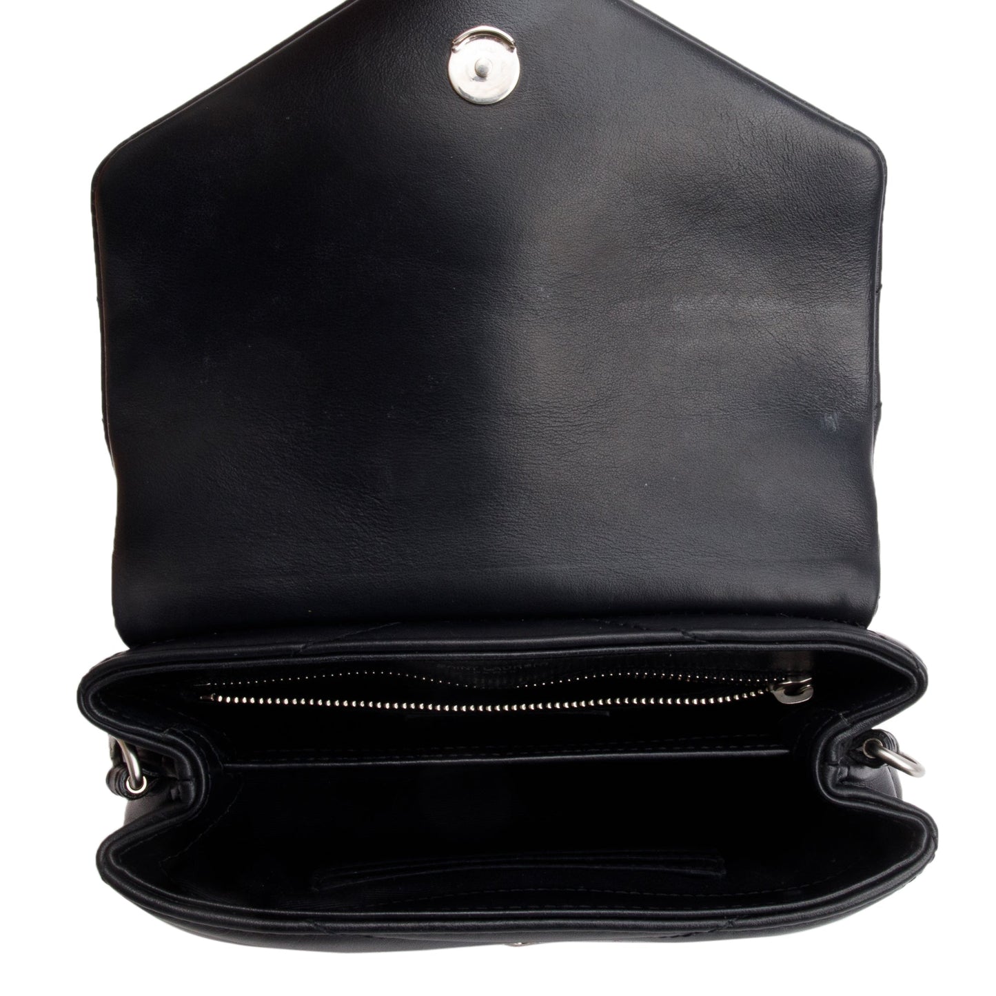 Saint Laurent 2021 Black Monogram Matelasse Toy Loulou Crossbody Bag