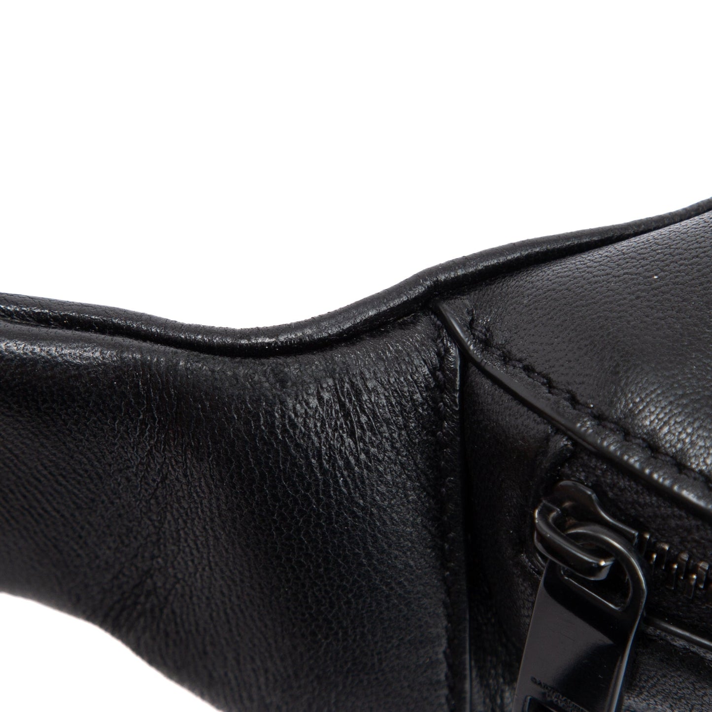 Saint Laurent 2021 Black Soft Lambskin Cassandre Classic Crossbody Bag