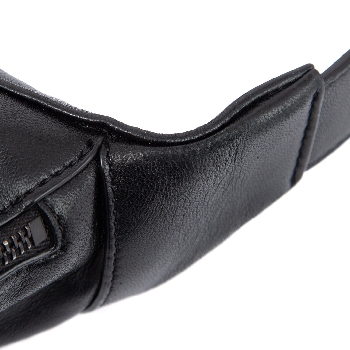 Saint Laurent 2021 Black Soft Lambskin Cassandre Classic Crossbody Bag