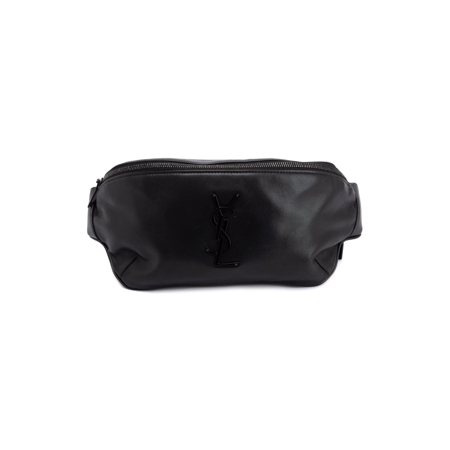 Saint Laurent 2021 Black Soft Lambskin Cassandre Classic Crossbody Bag