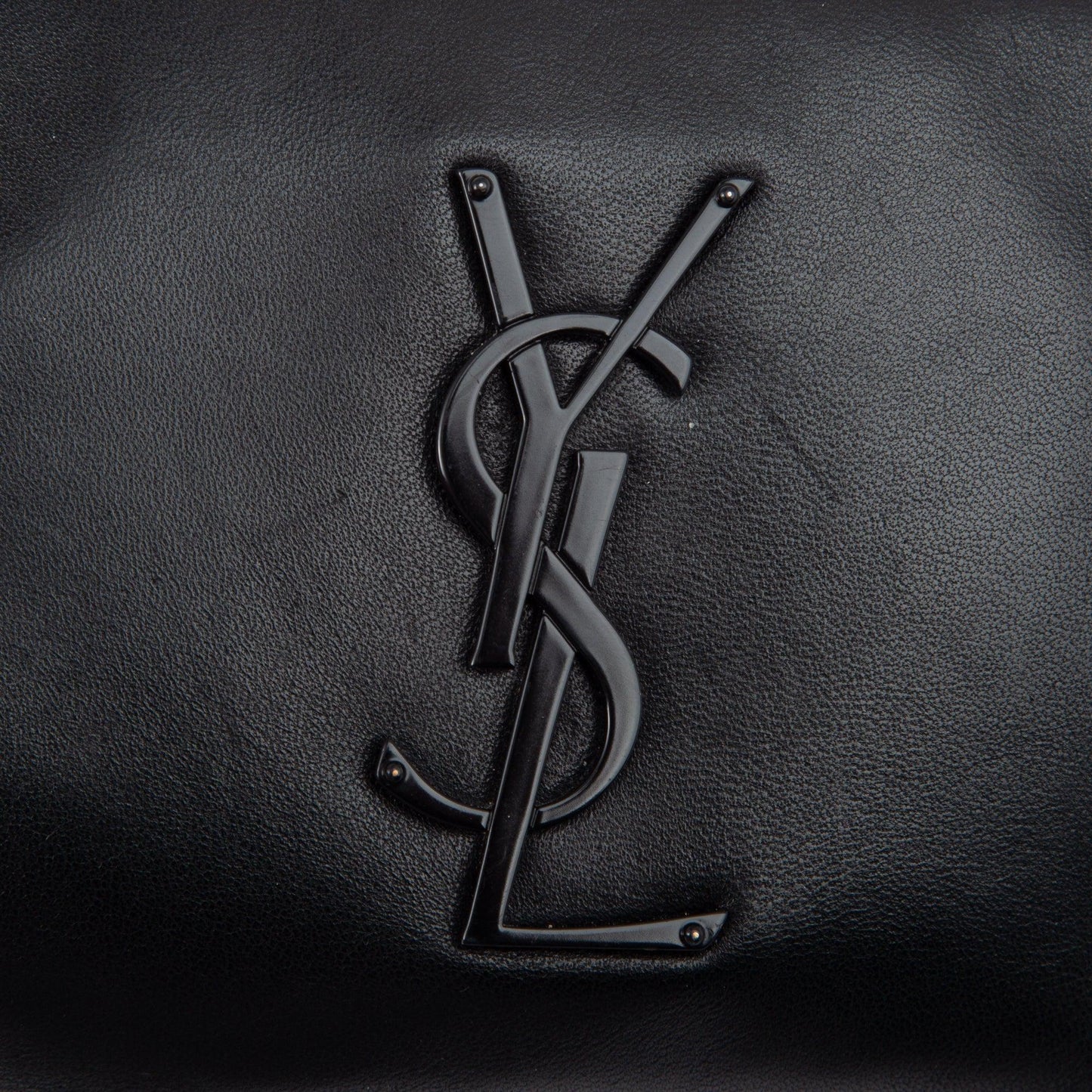 Saint Laurent 2021 Black Soft Lambskin Cassandre Classic Crossbody Bag
