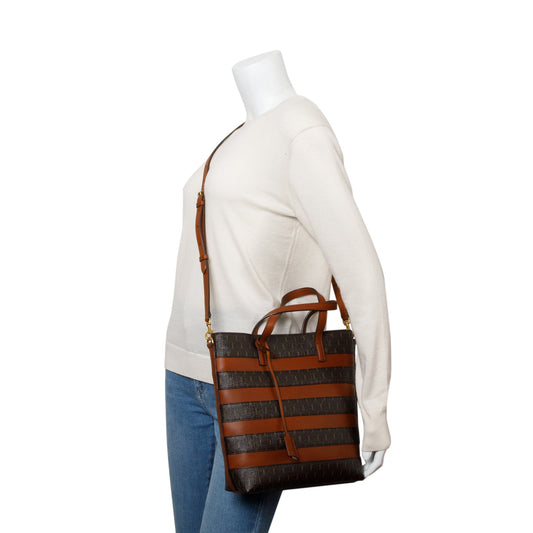 Saint Laurent 2021 Brown Le Monogram Toy Shopping Tote