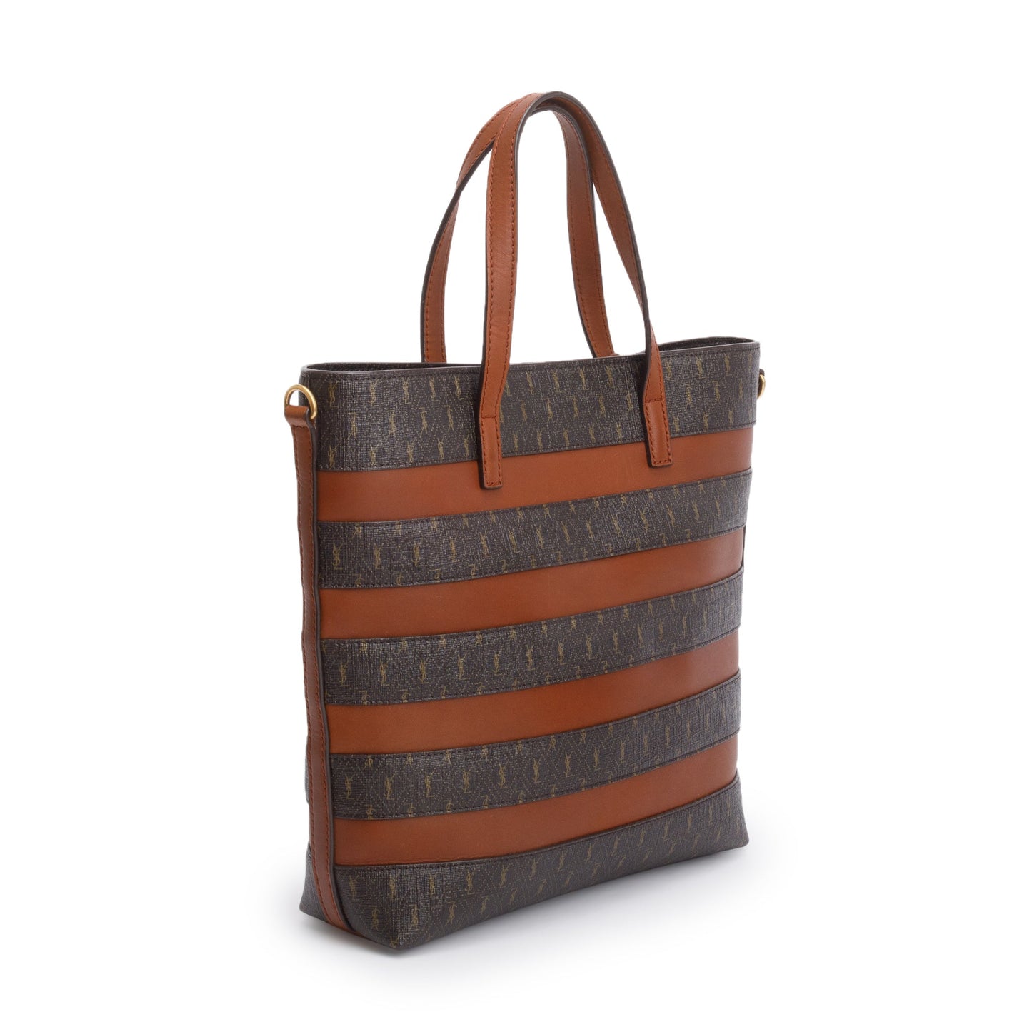 Saint Laurent 2021 Brown Le Monogram Toy Shopping Tote
