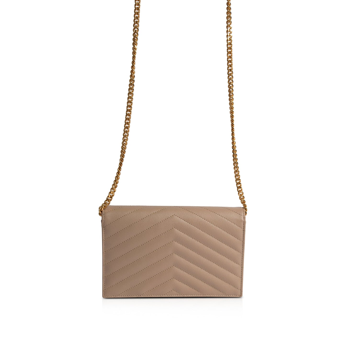 Saint Laurent 2021 Cassandre Envelope Chain Wallet